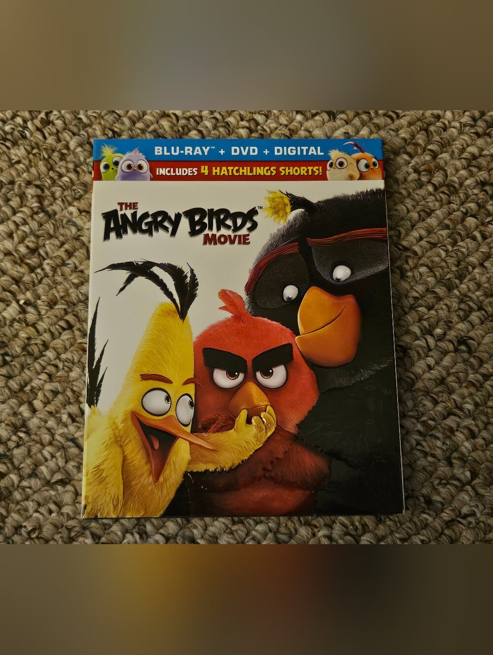 The Angry Birds Movie Blu Ray DVD